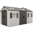 Lifetime 15 Ft. x 8 Ft. High-Density Polyethylene (Plastic) Outdoor Storage Shed with Steel-Reinforced Construction