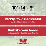 Rookwood 10 ft. W x 14 ft. D Wood Storage Shed