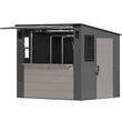 Suncast Cabana Entertainment Shed 8 ft. x 7 ft. Resin Storage Shed (Floor Included)