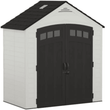 Suncast Vista 7 ft. x 4 ft. Resin Standard Modern Storage Shed with Floor Kit