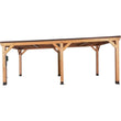Backyard Discovery Kingsport 20′ x 20′ Cedar Wood Carport with Steel Roof