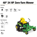 John Deere Z315E Zero Turn Riding Mower 20 HP V-Twin Engine 42 Inch Deck