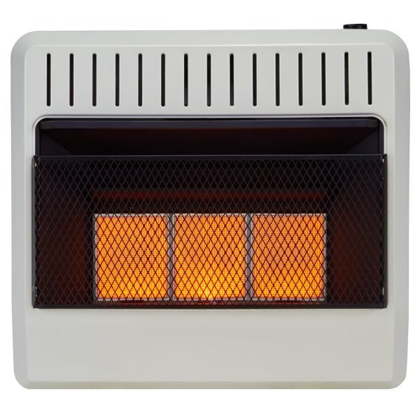 Avenger Reconditioned Dual Fuel Ventless Infrared Gas Space Heater – 30,000 BTU, T-Stat Control – Model# FDT3IRA-R