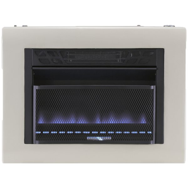 Cedar Ridge Reconditioned Hearth Dual Fuel Ventless Blue Flame Gas Space Heater With Blower – 20,000 BTU, T-Stat Control – Model# CH20TBU-R