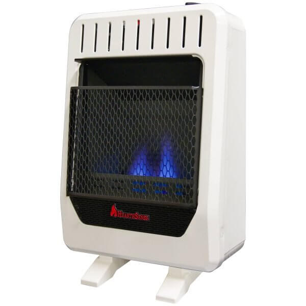 Factory Reconditioned Blue Flame Gas Heater – 10,000 BTU, Dual Fuel – Model# BF10M-B-R