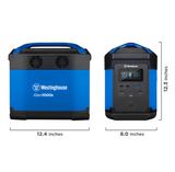 Westinghouse iGen1000S Portable Power Station 1200 Peak Watts 1000 Running Watts 592Wh Lithium Battery Pure Sine Wave
