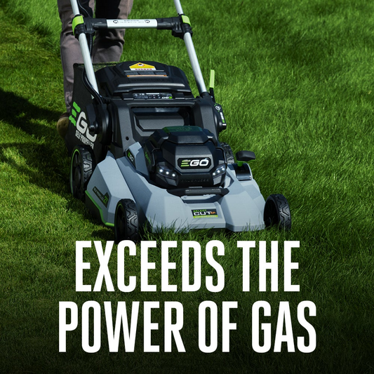 EGO Power+ 21 Inch Select Cut XP Self Propelled Lawn Mower 56V 10Ah Battery Touch Drive Kit