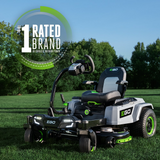 EGO Power Plus Z6 42 Inch Zero Turn Mower 56V Battery Electric Riding Mower with 4 Batteries
