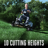 EGO Power Plus Z6 42 Inch Zero Turn Mower 56V Battery Electric Riding Mower with 4 Batteries