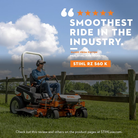 Stihl RZ 560 K Commercial Zero Turn Lawn Mower Briggs Stratton Engine 60 Inch Fabricated Deck