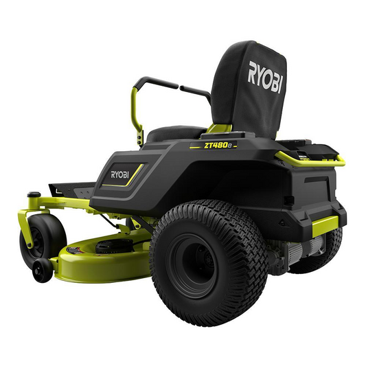 RYOBI 48V Electric Zero Turn Riding Mower 42 Inch Deck 75Ah Battery Lawn Tractor
