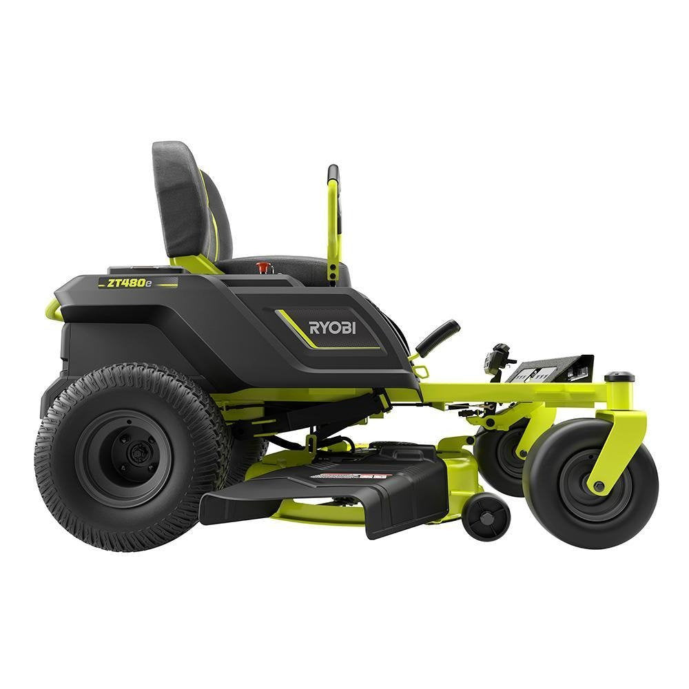 RYOBI 48V Electric Zero Turn Riding Mower 42 Inch Deck 75Ah Battery Lawn Tractor