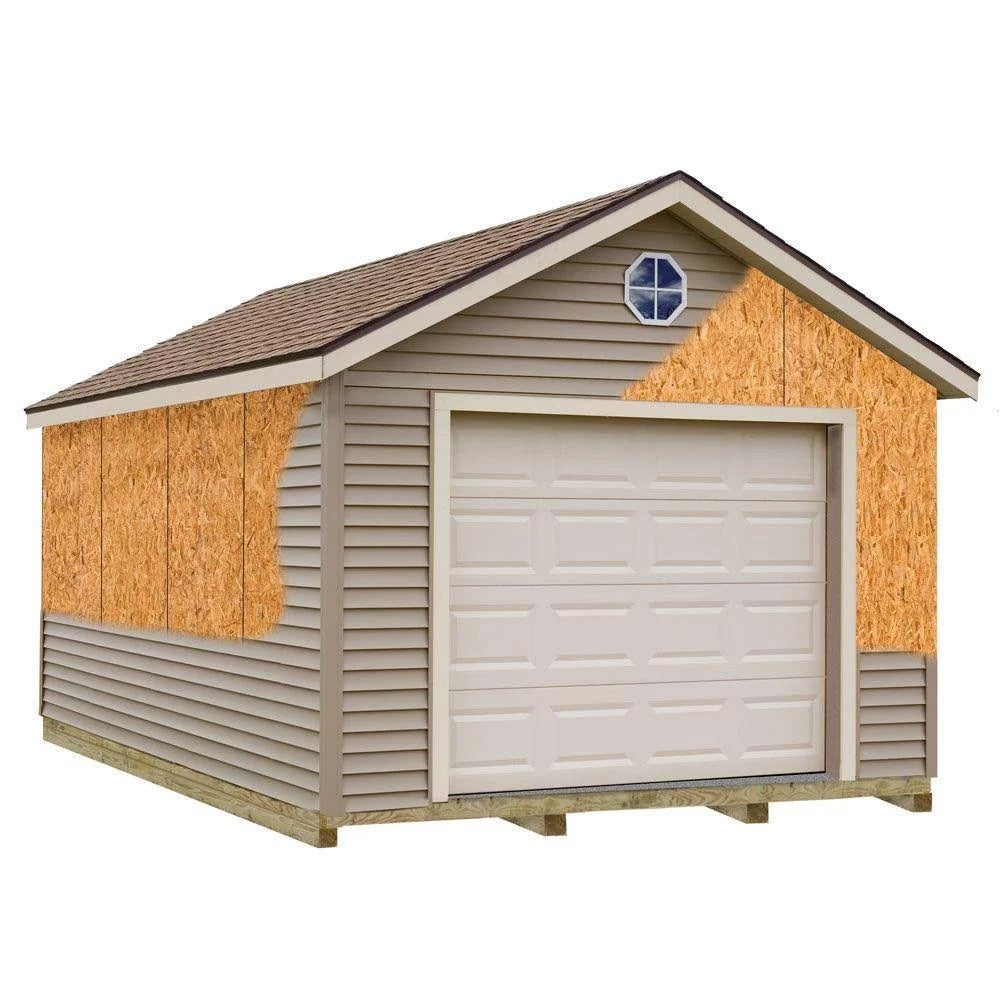 Best Barns Greenbriar 12’x24′ Wood Garage Barn Kit-Installation included