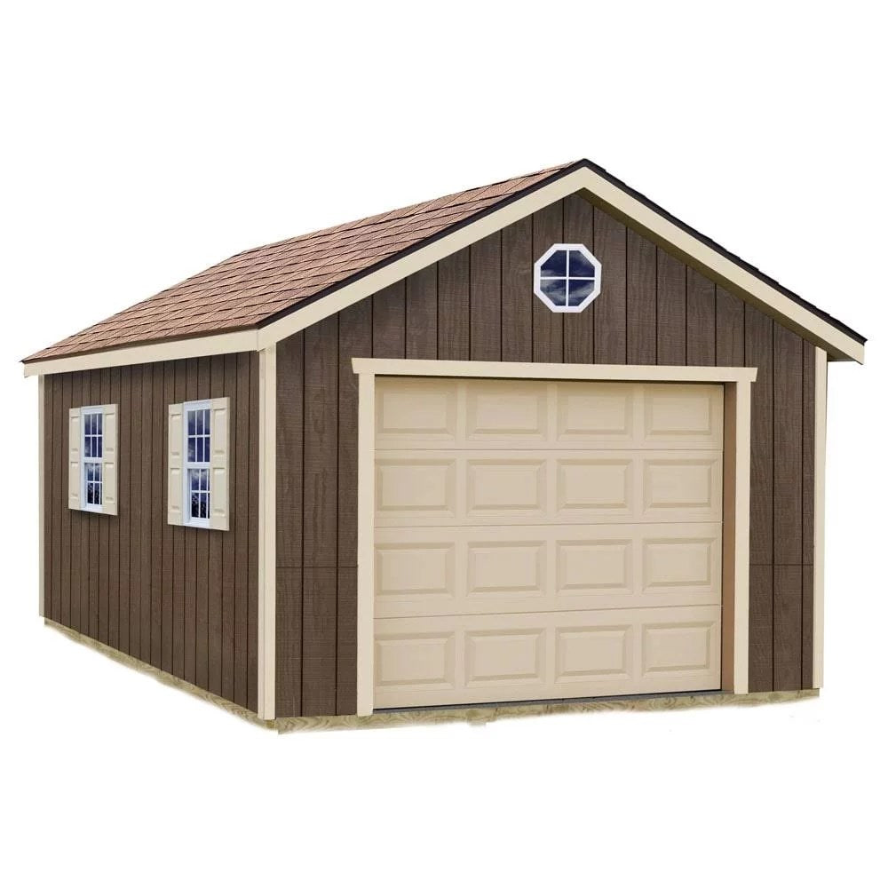 Best Barns Sierra Without Floor 12-ft x 16-ft Wood Storage Shed | SIERRA1216 | Installation Included.