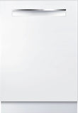 Bosch 500 Series 24″ White Built in Dishwasher-SHPM65Z52N
