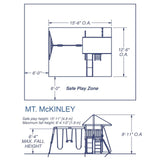 Backyard Discovery Mount McKinley All Cedar Wood Swing Set