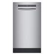 Bosch – 300 Series 18″ ADA Front Control Built-In Dishwasher with 3rd Rack