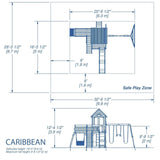 Backyard Discovery Caribbean Cedar Swing Set