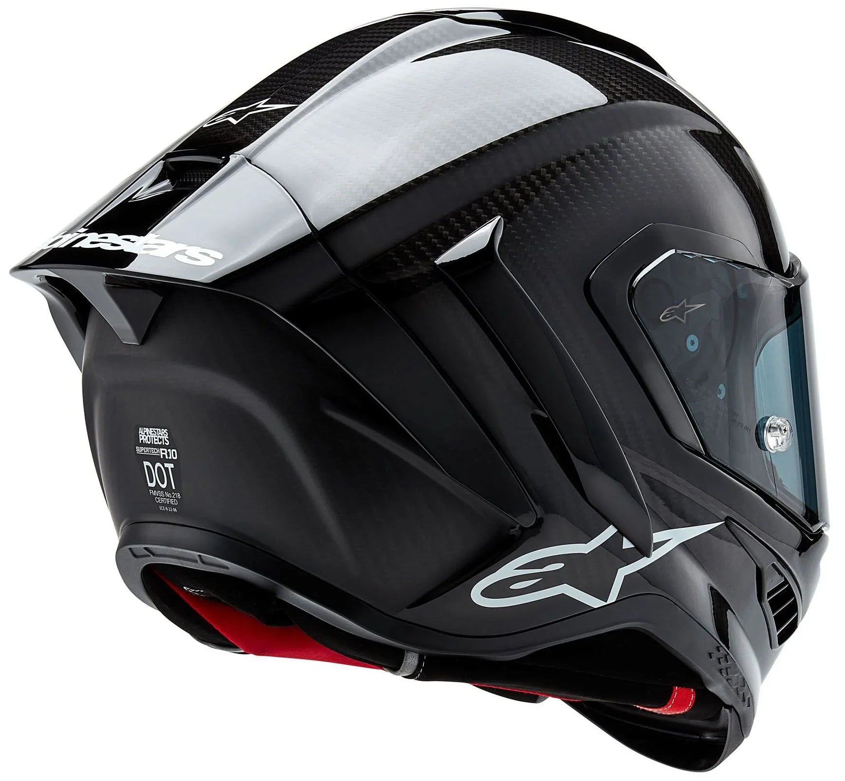 Alpinestars Supertech R10 Carbon Fiber Race Helmet ECE 22.06 DOT FIM Certified