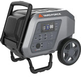 Yard Force Portable Power Station 2400-Watt Continuous 4800-Watt Peak, Bluetooth speaker, WIFI connection, Wireless Charging, RV 30A plug, LED light