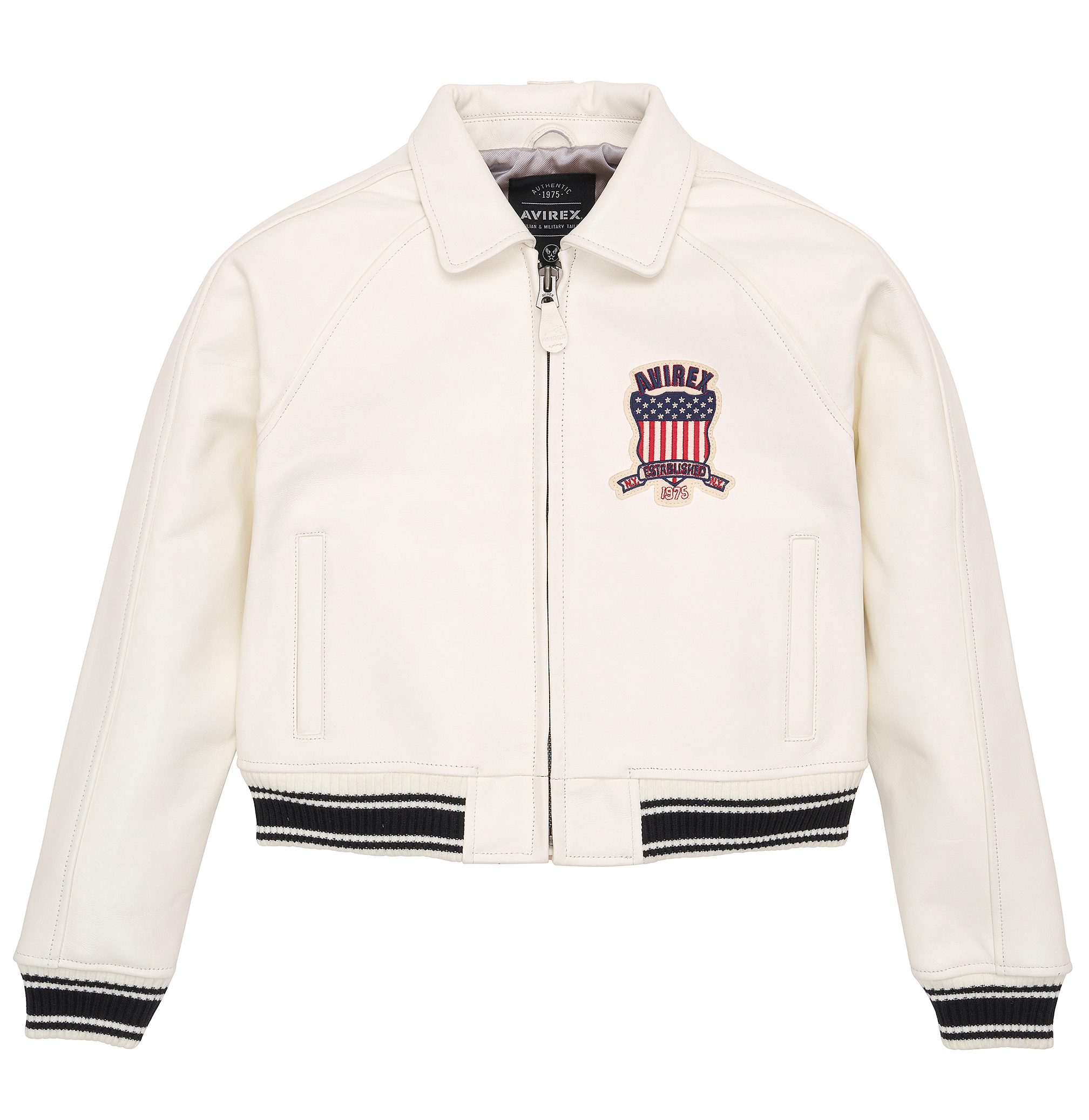 SNOW WHITE CROPPED ICON JACKET