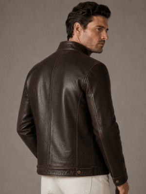 Aviator B3 Shearling Brown leather Jacket 1