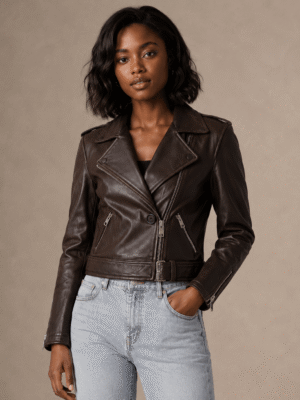 Zayrren Balfern Leather Biker Jacket