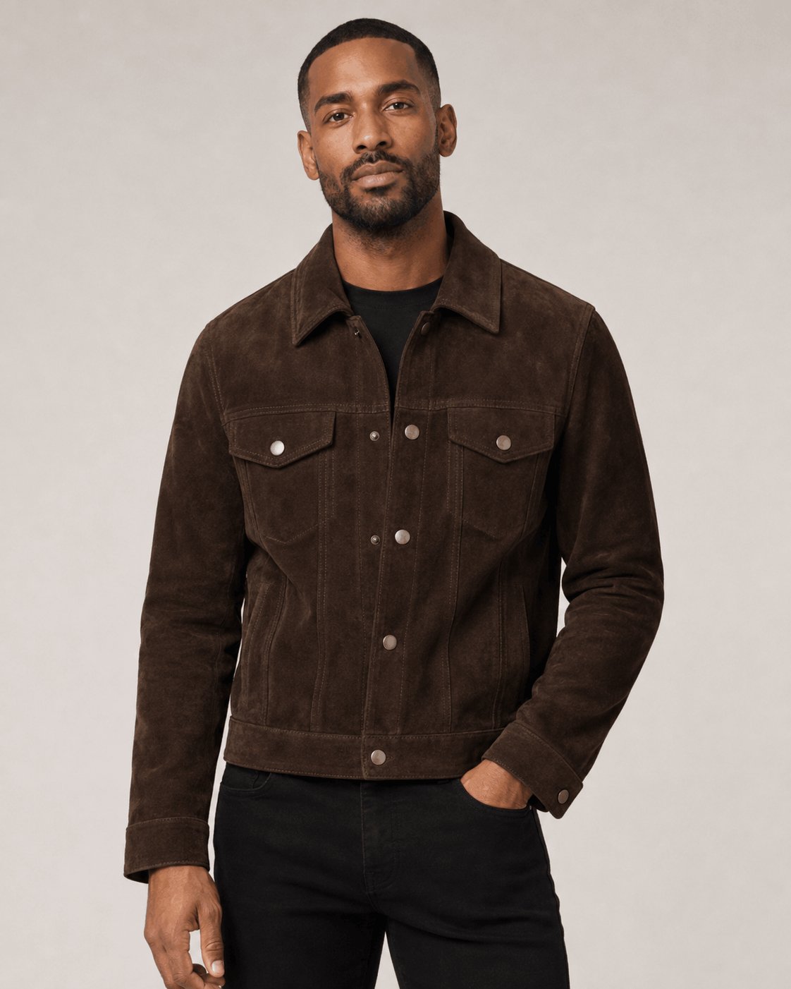 Zayrren Dalby Suede Biker Jacket