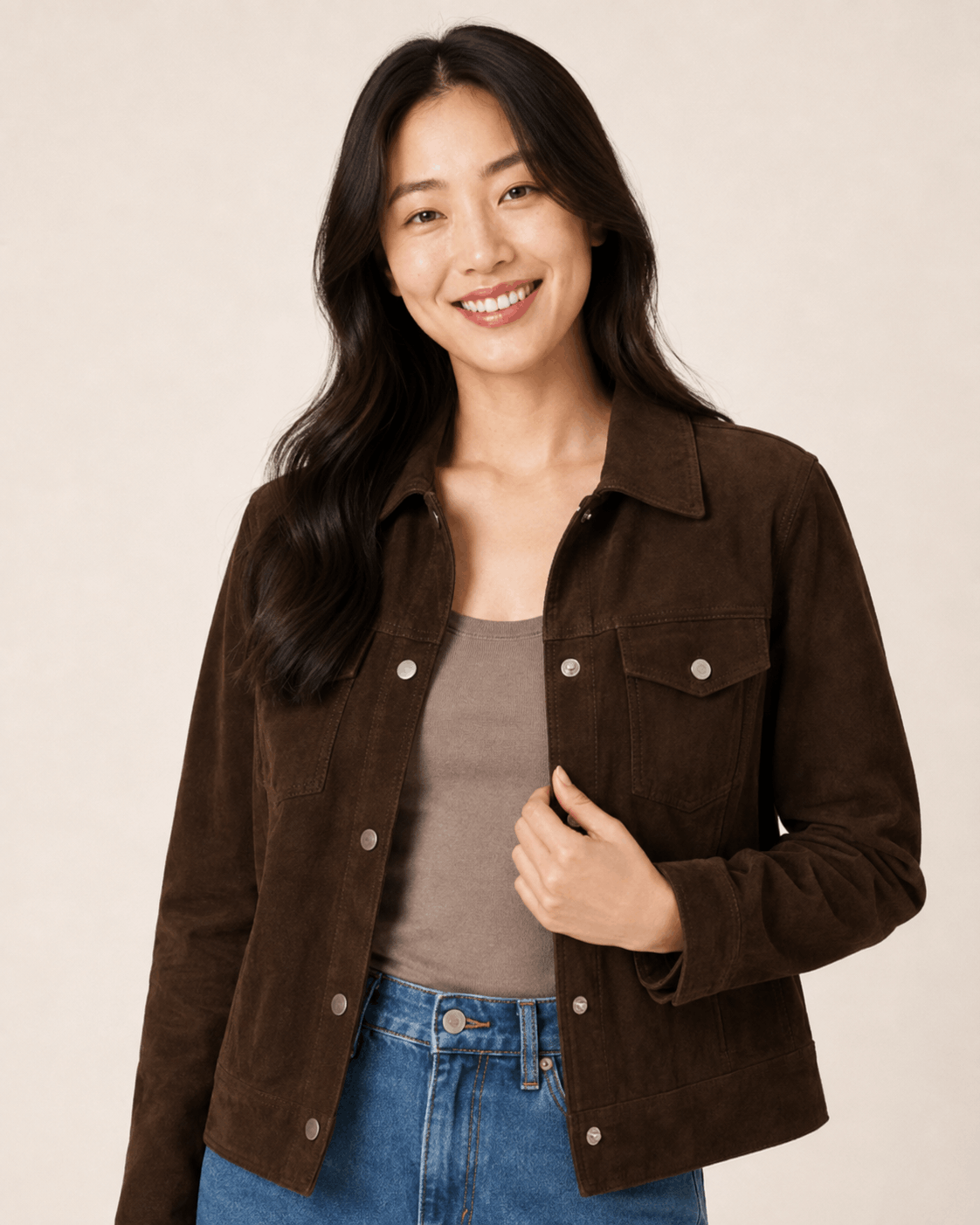 Zayrren Dalby Suede Biker Jacket