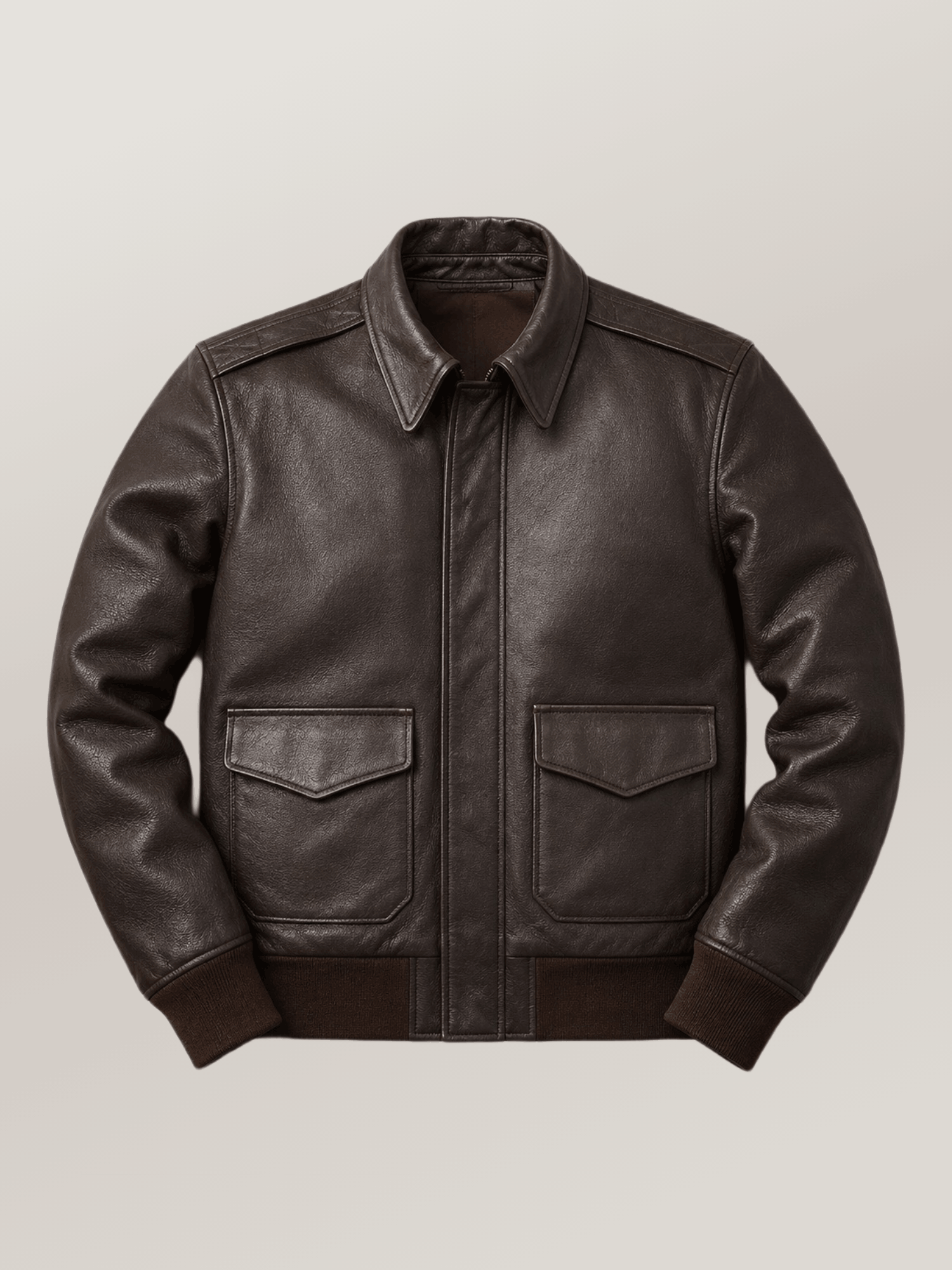Men's Sheepskin Century A-2 Leather Jacket - Image 7