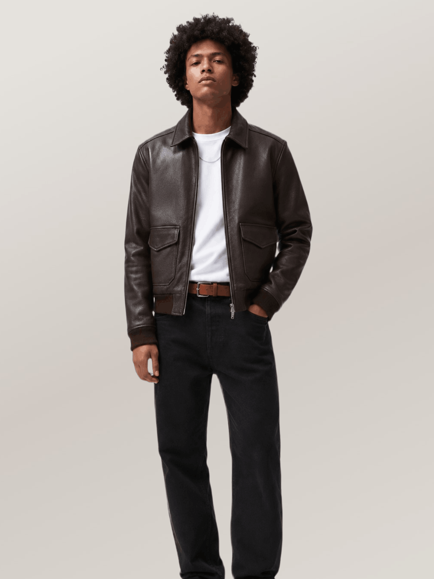 Men's Sheepskin Century A-2 Leather Jacket