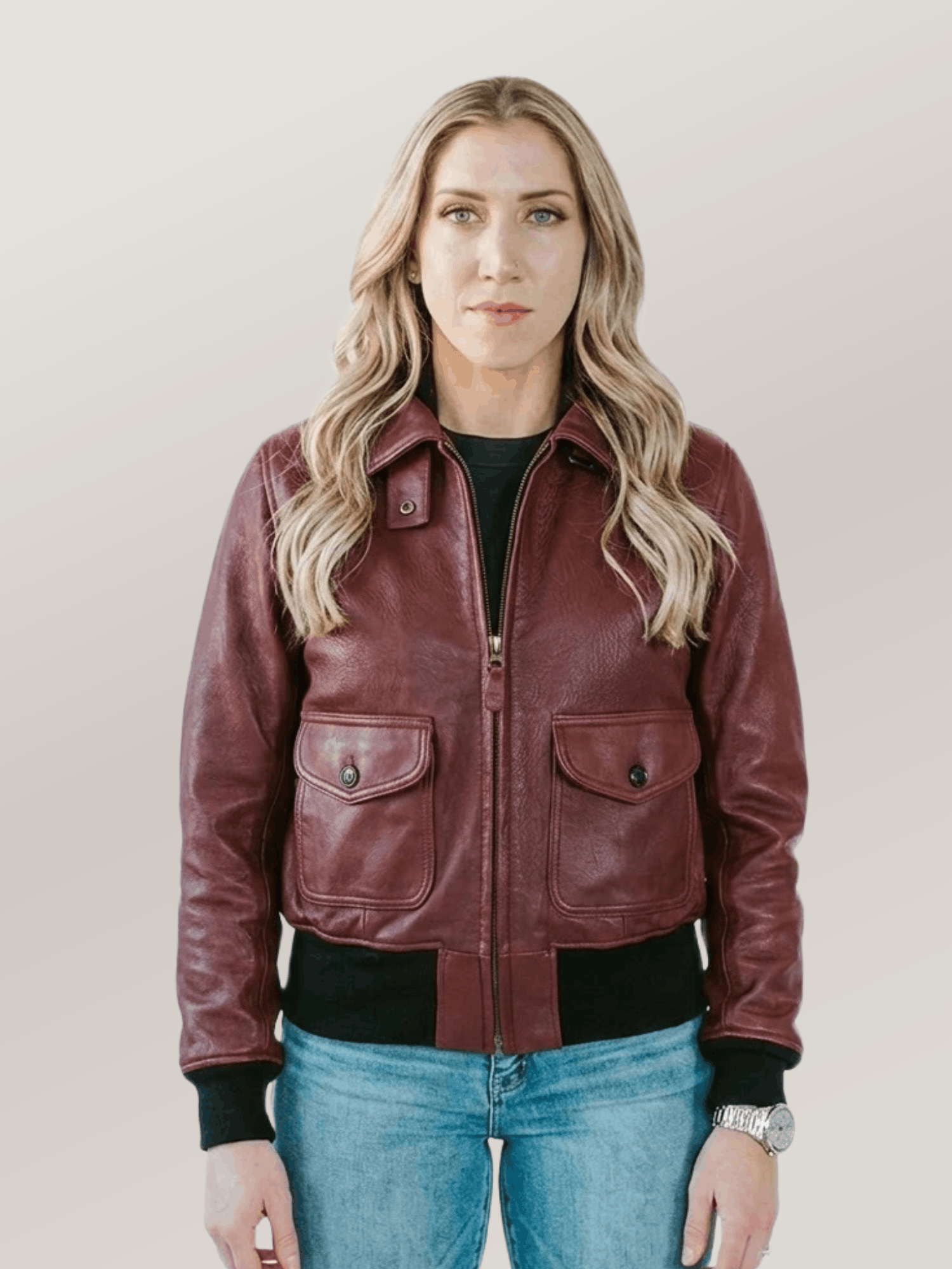 Women's Amelia Leather Jacket