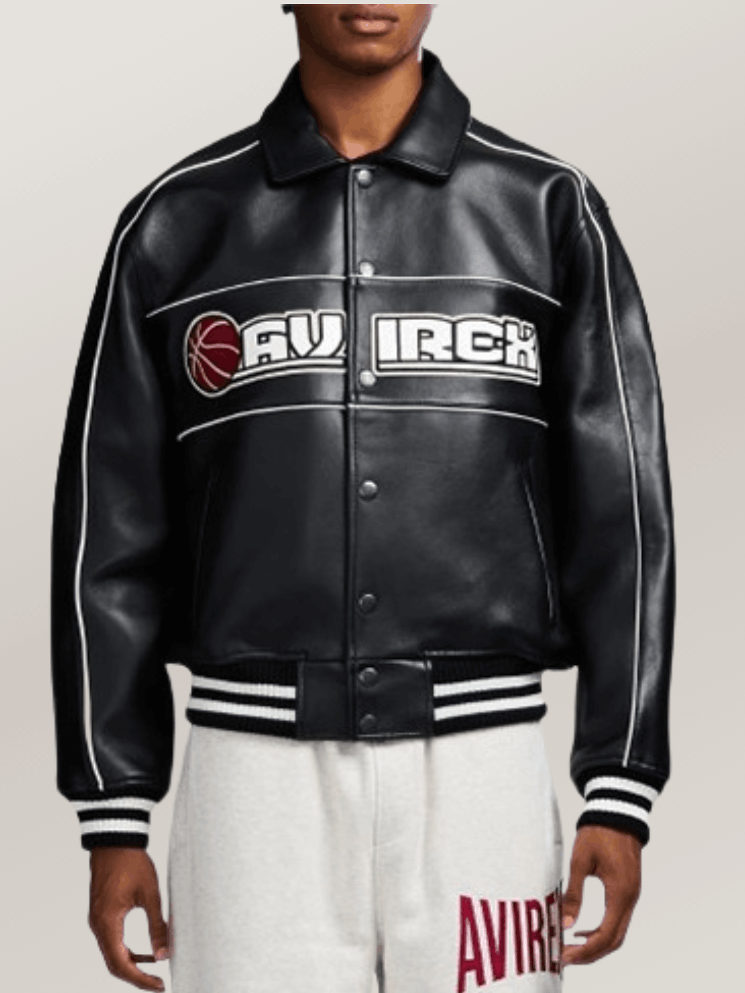 Men's Avirex Basketball Jacket - Image 3