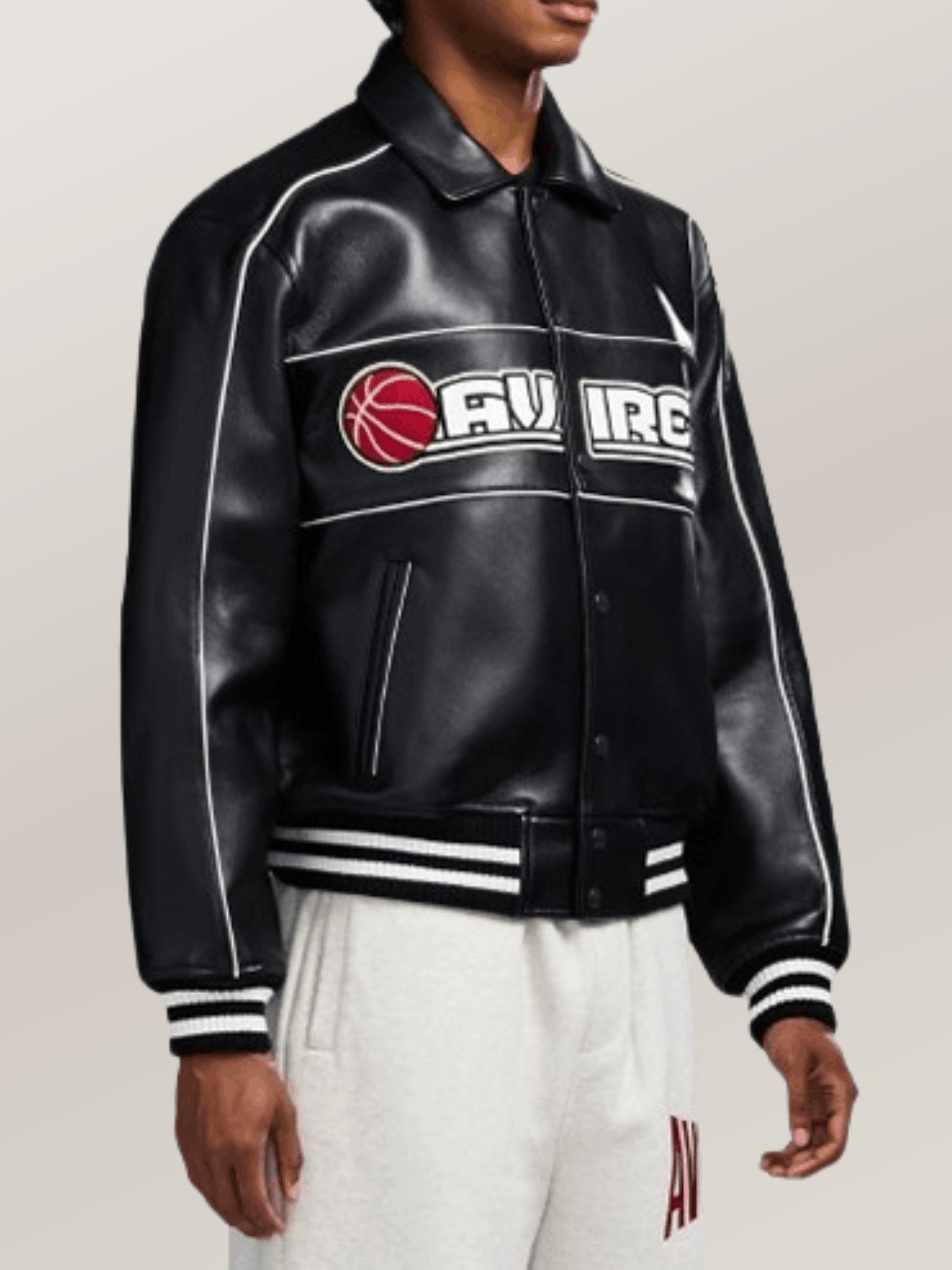 Men's Avirex Basketball Jacket - Image 5