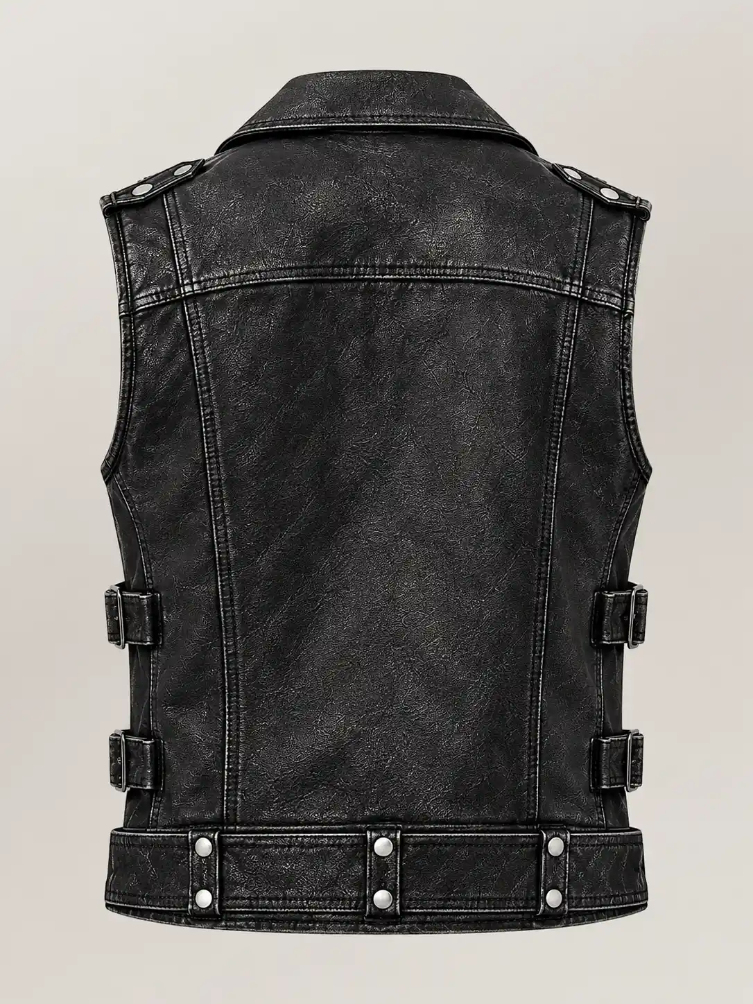 Men's Halloween Brando Black Vest - Image 6