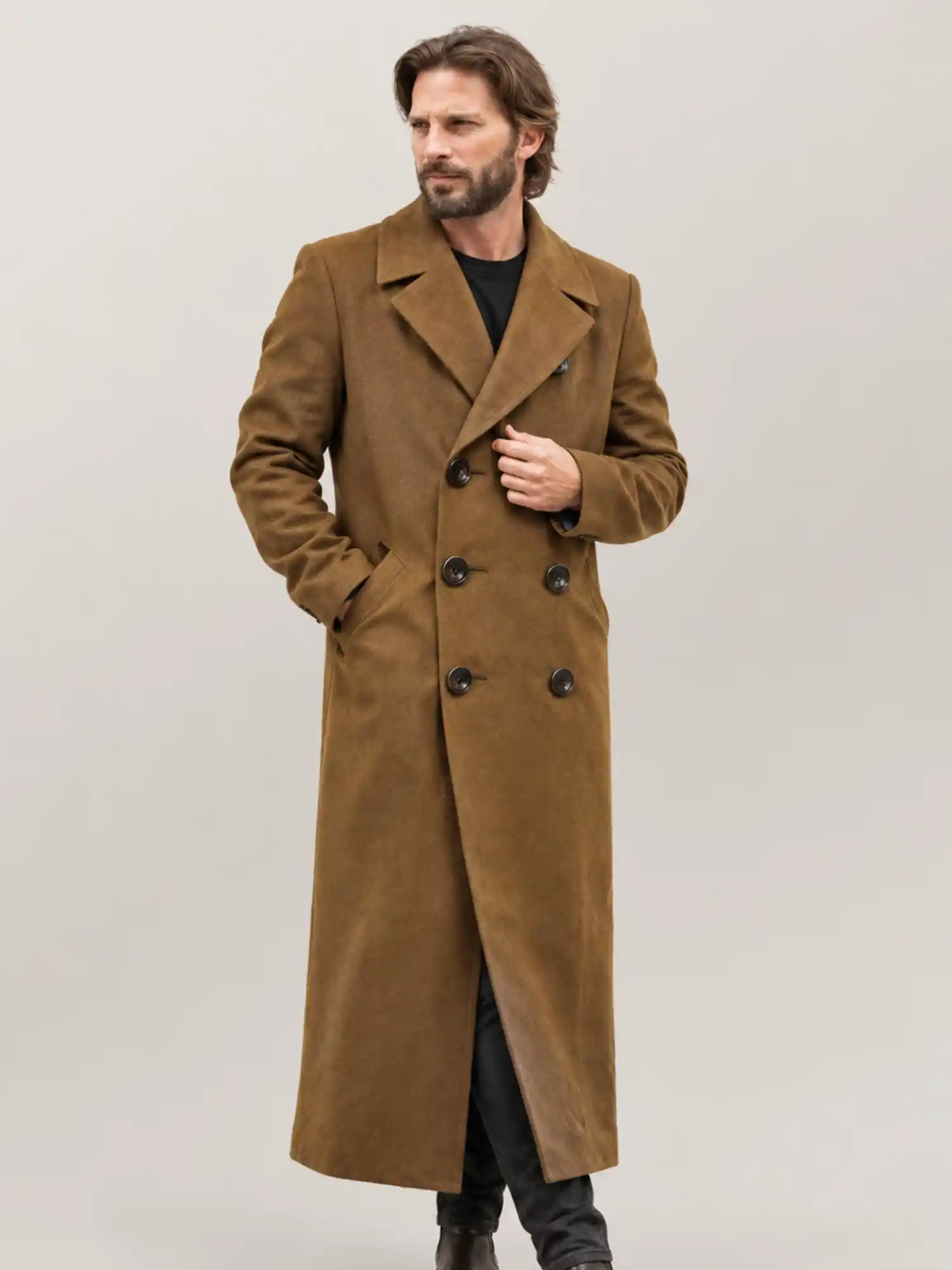 Men's Halloween Cotton 10th Dr Who Coat - Image 6
