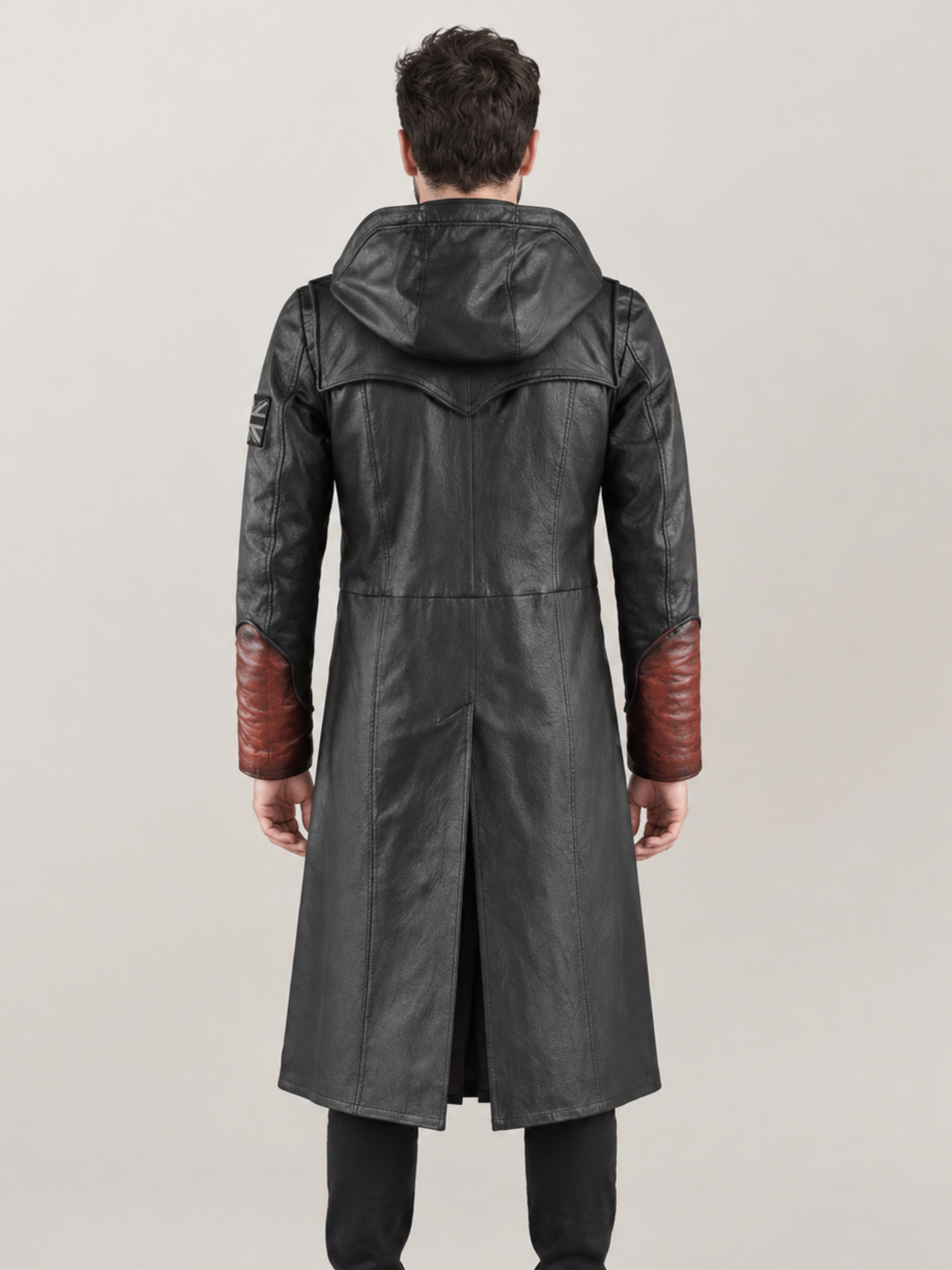 Men's DMC 5 Halloween Leather Coat - Image 2