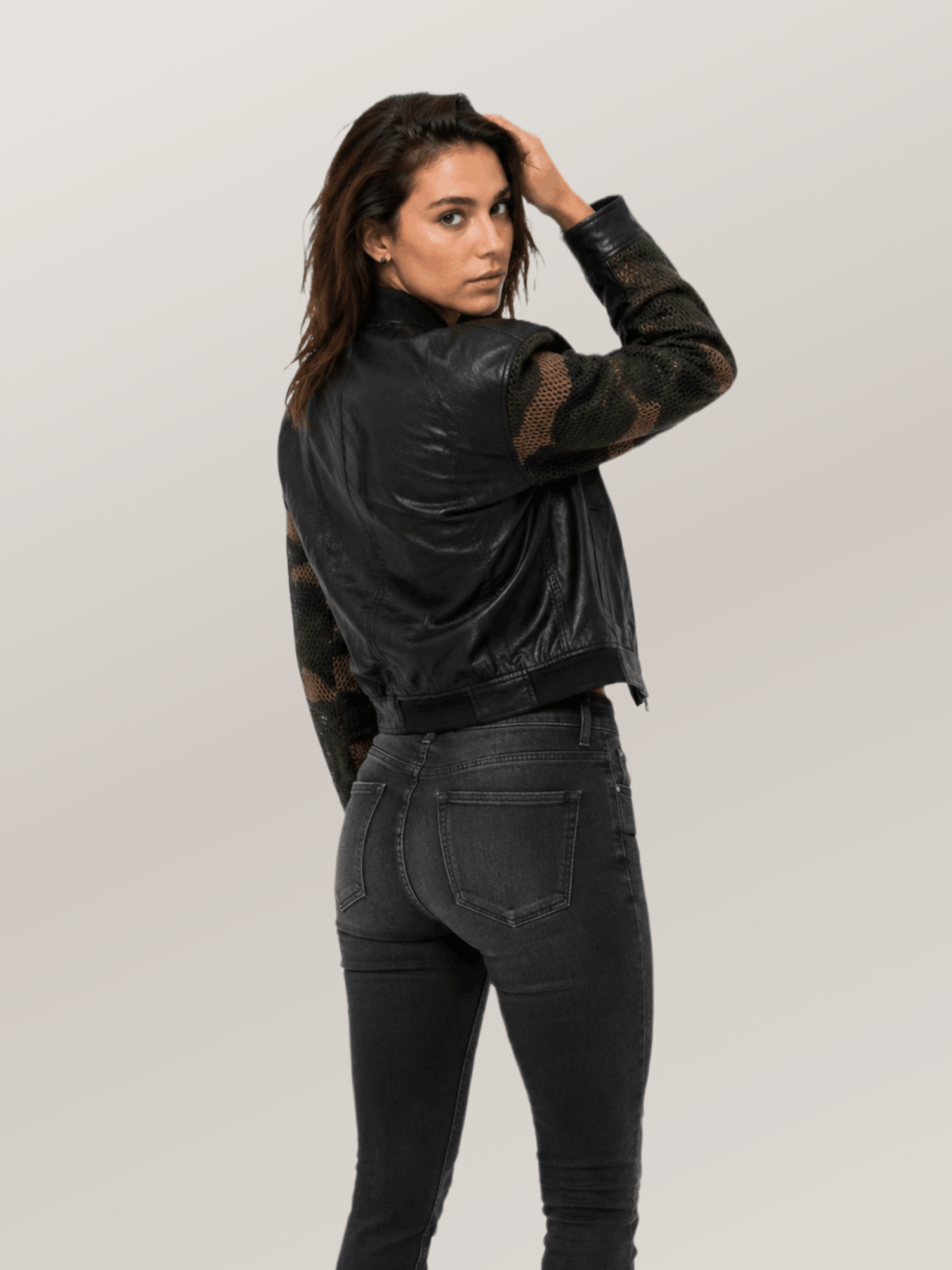 Women's Hot Stuff Bomber Leather Jacket