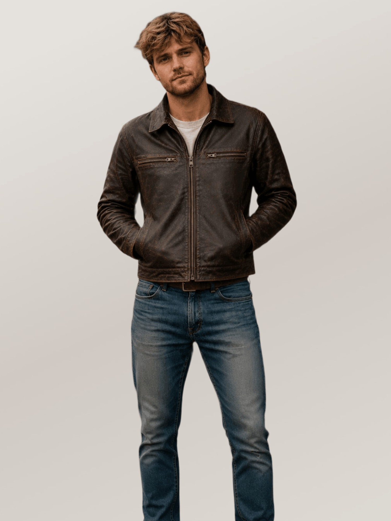 Men's Brown Legacy Leather Jacket