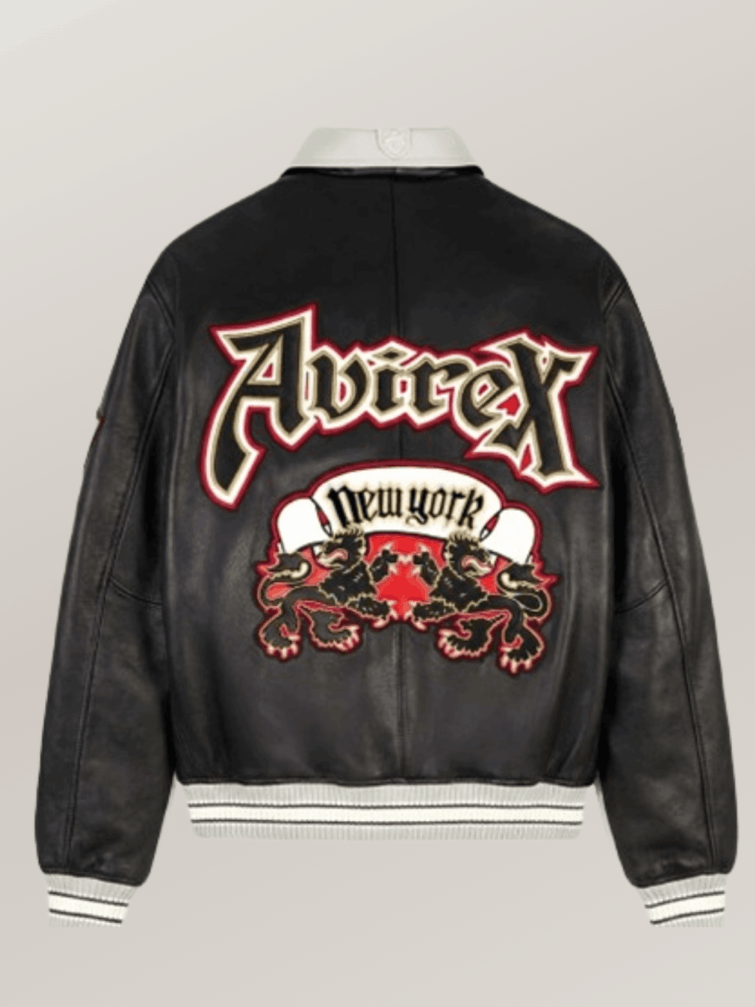 Men's Avirex Grey Violet 2 Tone Goth Jacket - Image 2