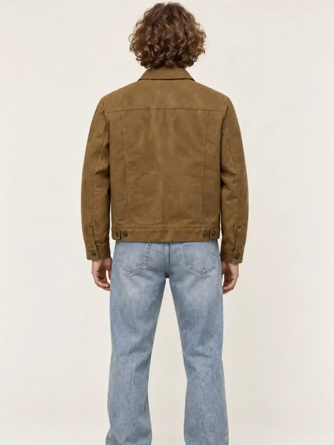 Men's Tin Cloth Short Lined Cruiser Jacket - Image 2