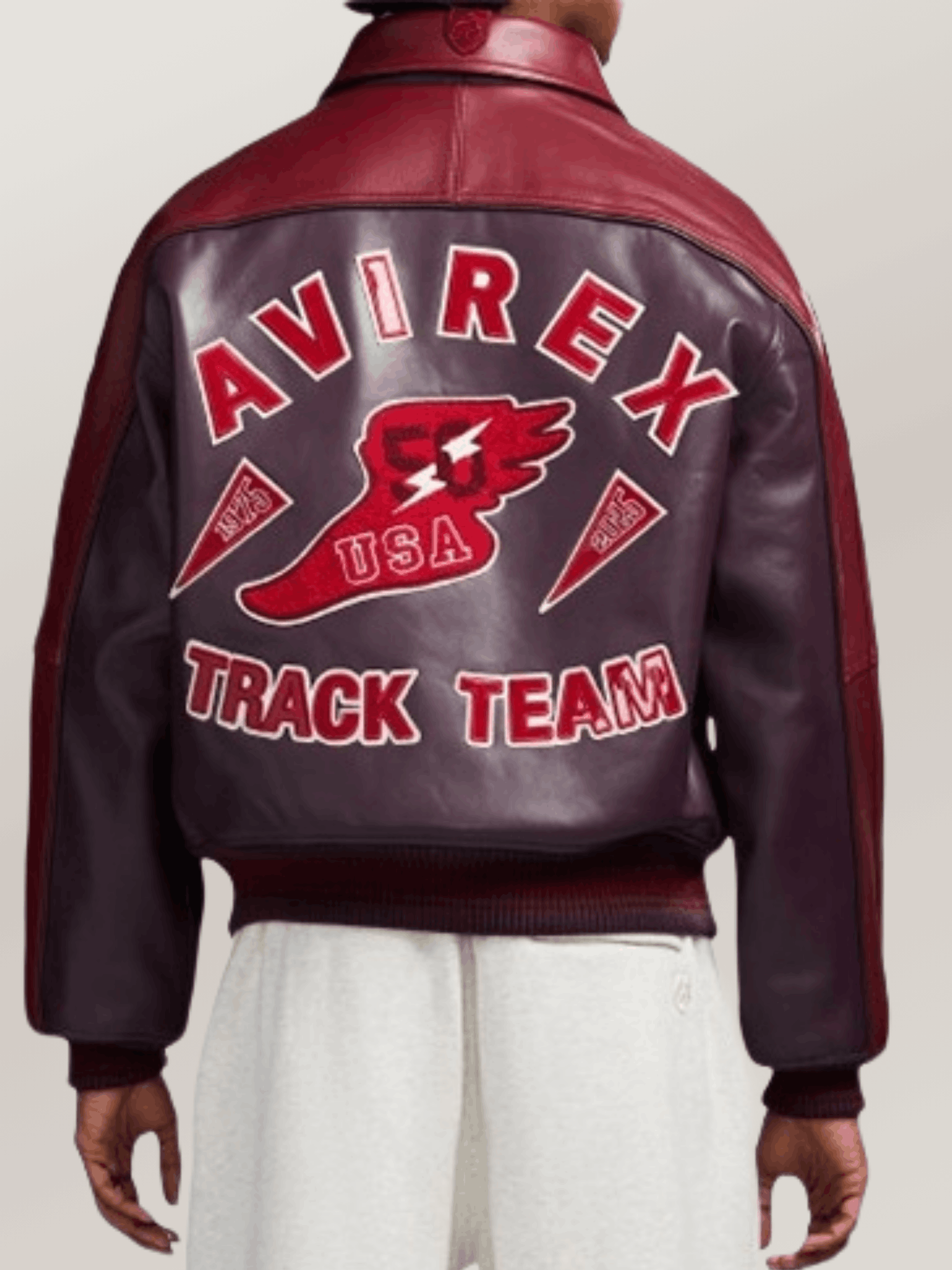 Men's Avirex Track Team Jacket - Image 4