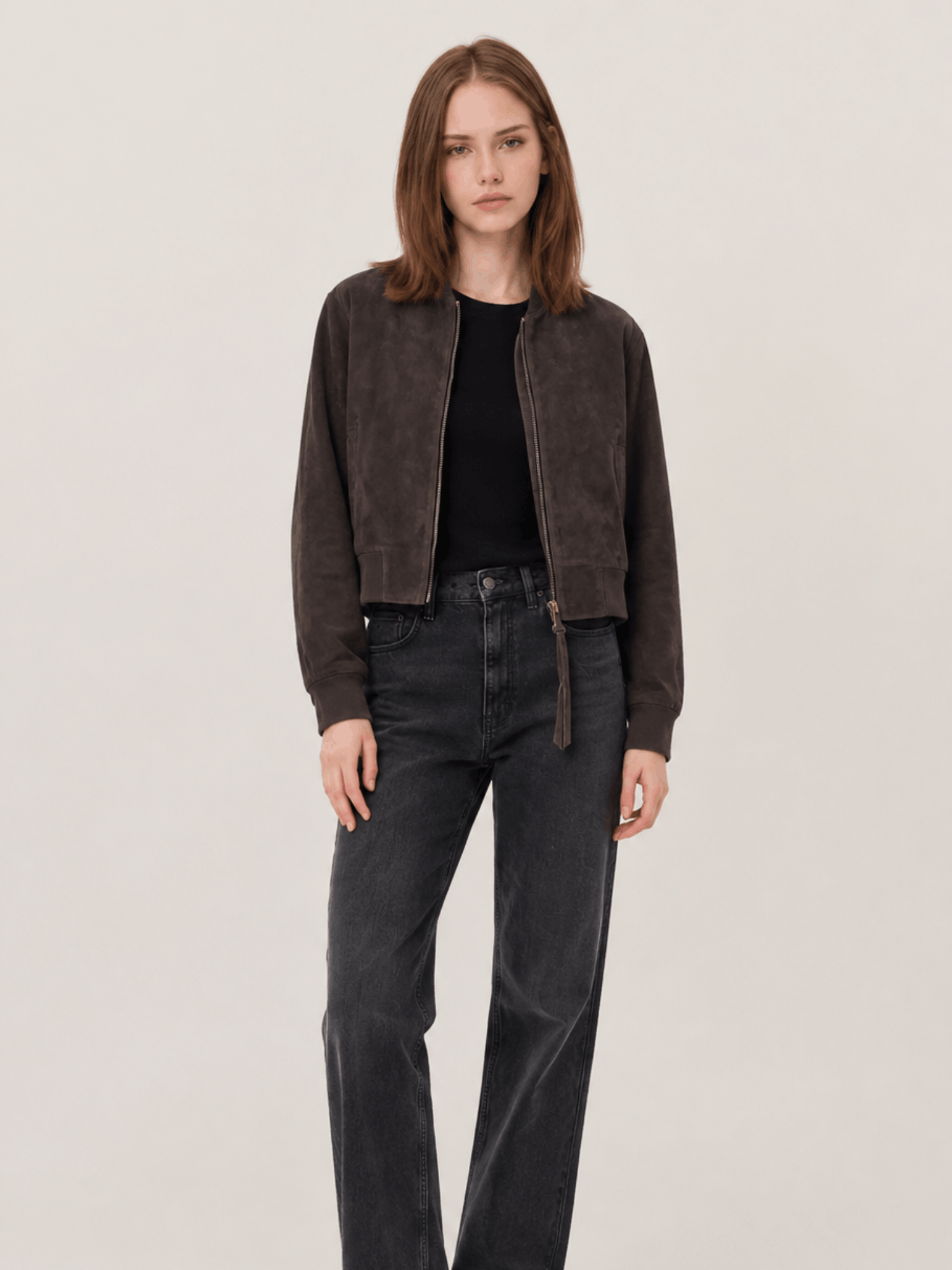 Women's Orten Suede Bomber Jacket
