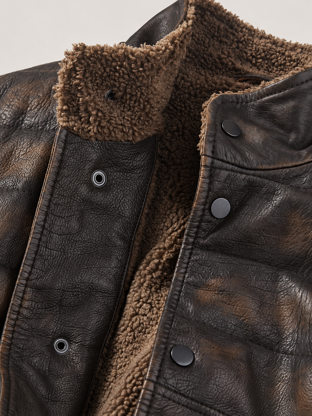 Men's Cabin Leather Vest - Image 5