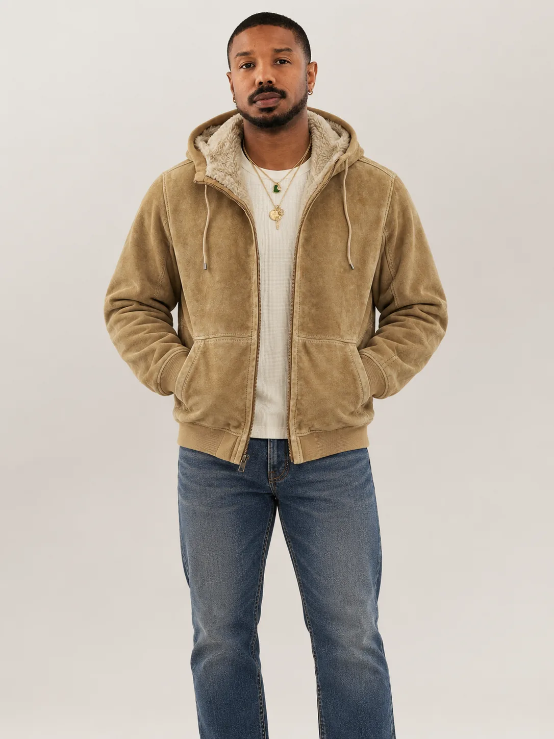 Men's Spyglass Suede Hoodie