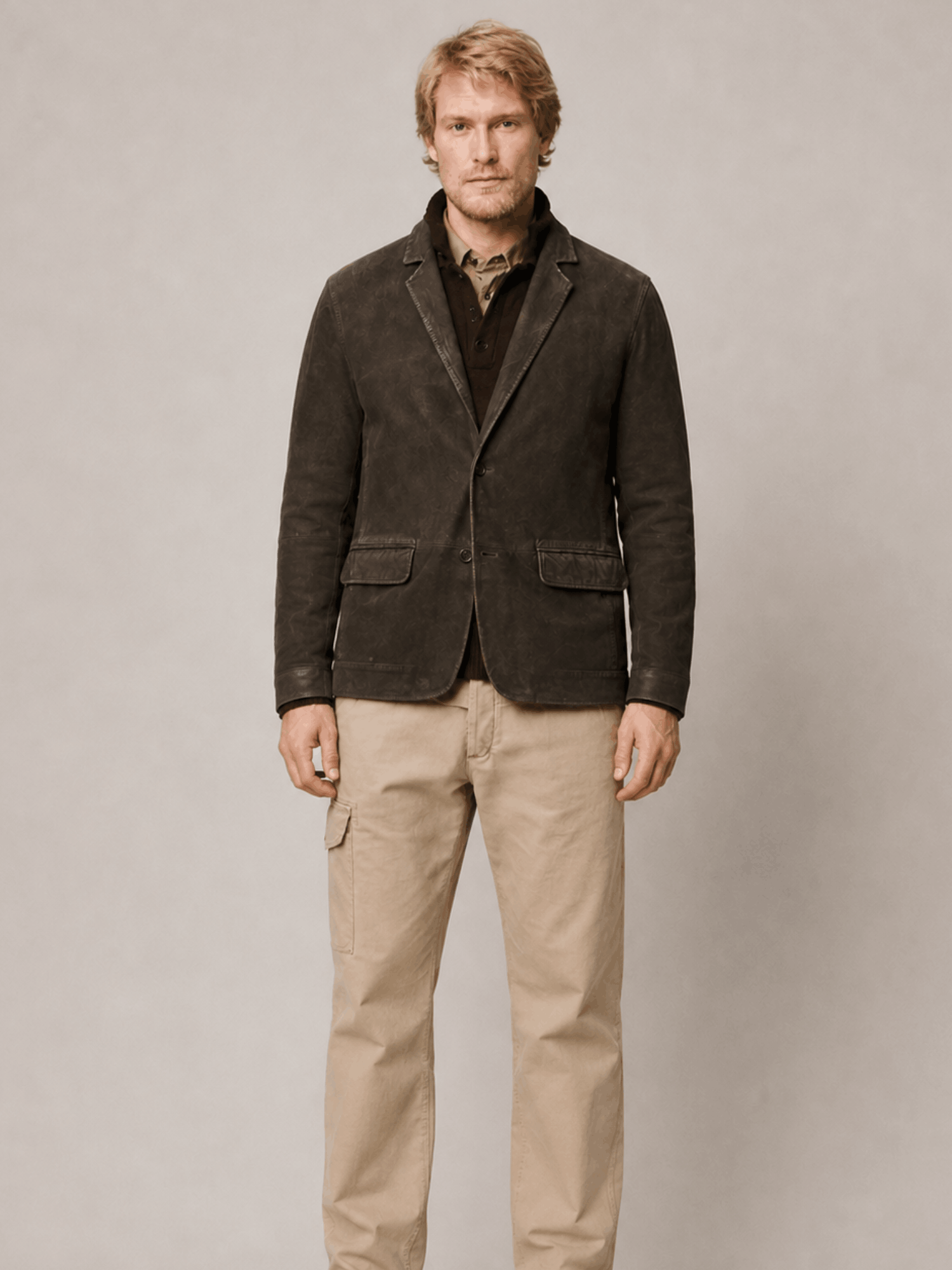 Men's Monet Waxed Suede Blazer